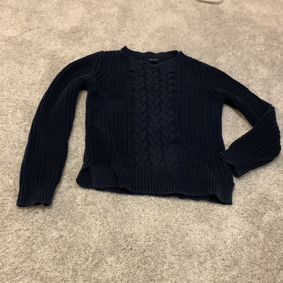 Nautica Cable, chunky net navy blue size large sweater - Picture 13 of 16